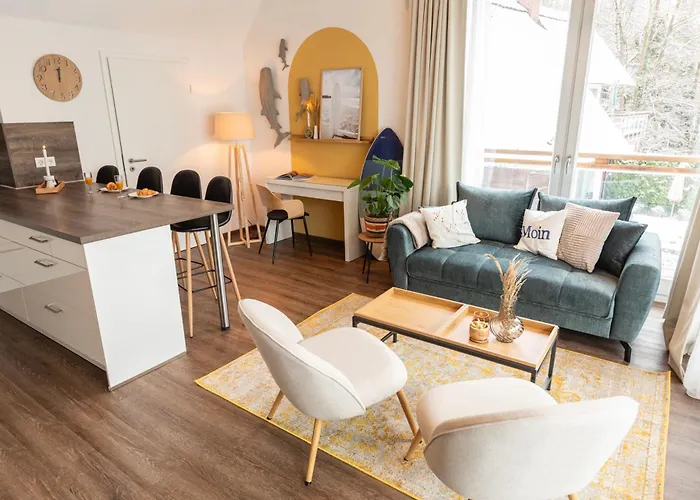 Residenz - Wellenreiter - Penthouse - Sauna - Parkplatz Lägenhet *